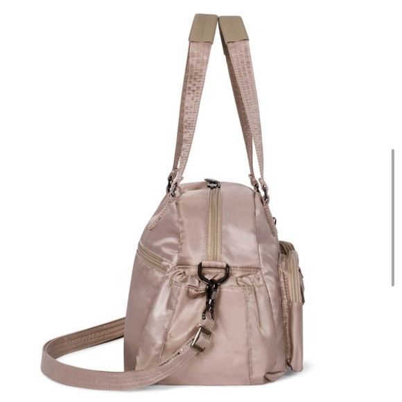 NWT Lug Women's Puddle Jumper Tote Bag Beige/Sand Taupe - Picture 3 of 10